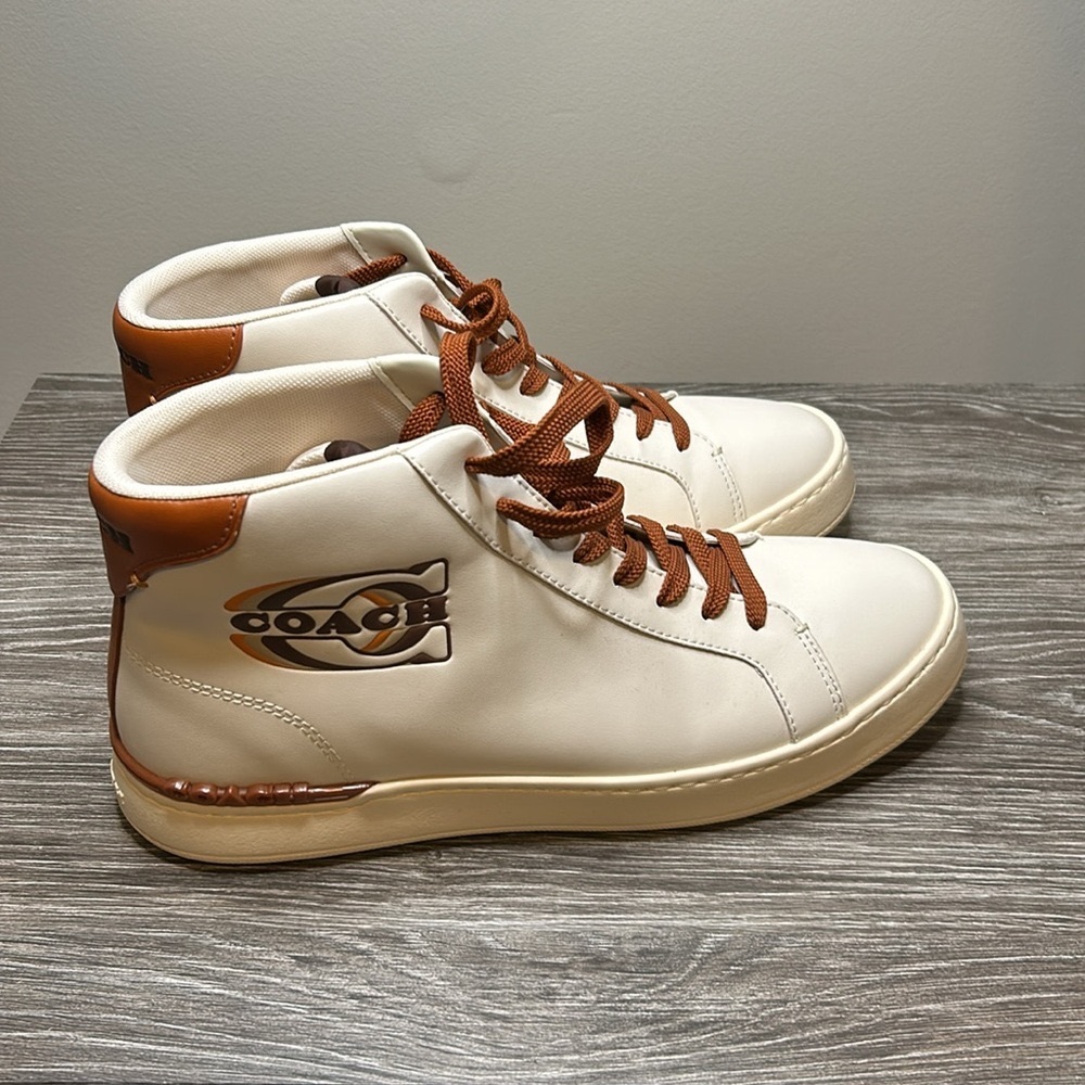 Coach Men’s Retro Signature Clip High Top